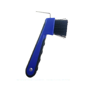 Silicone Handle Hoof Pick With Brush